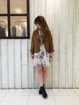 erina 🌿さん（レディース・153cm）の秋コーディネート