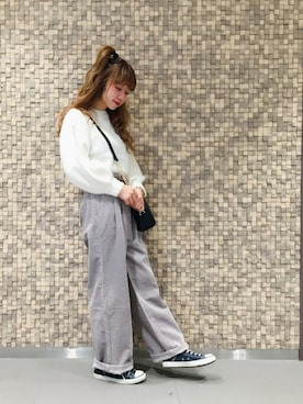 erina 🌿さん（レディース・153cm）の秋コーディネート