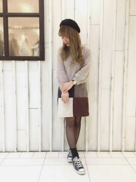 erina 🌿さん（レディース・153cm）の秋コーディネート