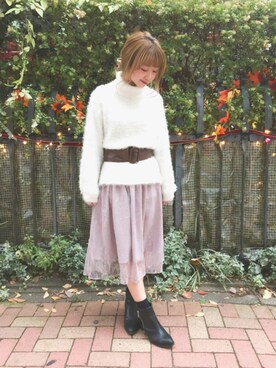 erina 🌿さん（レディース・153cm）の冬コーディネート