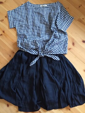 「しまむらコーデ」｜マーメイドローズさん（レディース・163cm）の夏コーディネート