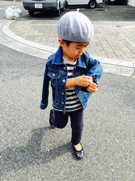 「babygap」｜「アイテム（パンプス）」を使った、itsukikunさん（キッズ・100cm）の夏コーディネート