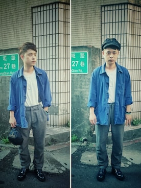 葉小光さん（メンズ・167cm）の秋コーディネート