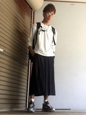 「HusHusH（ハッシュアッシュ）のアイテム」を使った、カイトさん（メンズ・170cm）の夏コーディネート