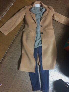 「CECIL McBEE（セシルマクビー）のアイテム（ダウンジャケット/コート）」を使った、na_r'eさん（レディース・159cm）の秋コーディネート
