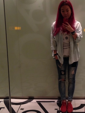 「redhair」｜colypoonさん（レディース・158cm）の秋コーディネート