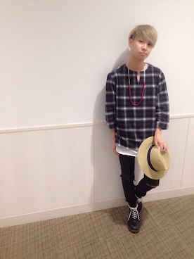 「WEGO（ウィゴー）のアイテム（アクセサリー）」を使った、POP☺︎さん（メンズ・168cm）の夏コーディネート