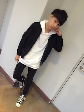 POP☺︎さん（メンズ・168cm）の冬コーディネート