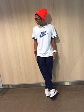「chanel」｜「アイテム（ニットキャップ/ビーニー）」を使った、Tさん（メンズ・173cm）の秋コーディネート