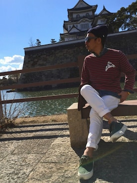 「uniform experiment」｜「アイテム（ラッピングキット）」を使った、TAKAOさん（メンズ・167cm）の冬コーディネート