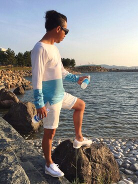 「マリン」｜「アイテム（福袋/福箱）」を使った、TAKAOさん（メンズ・167cm）の夏コーディネート