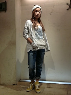 「B'2nd（ビーセカンド）のアイテム（アクセサリー）」を使った、B'2nd shinjuku LADYSさん（レディース・155cm）の夏コーディネート