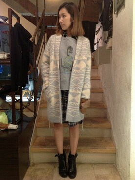 B'2nd shinjuku LADYSさん（レディース・156cm）の冬コーディネート