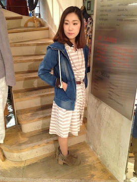 B'2nd shinjuku LADYSさん（レディース・156cm）の冬コーディネート