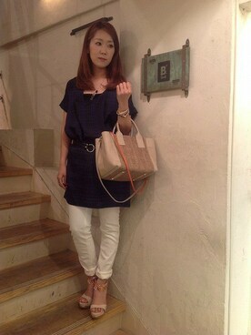 B'2nd shinjuku LADYSさん（レディース・156cm）の夏コーディネート