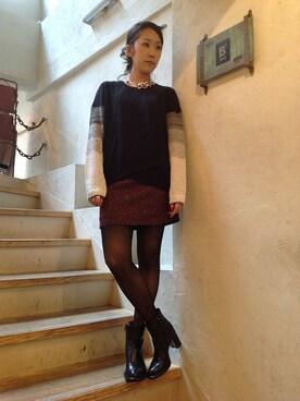 B'2nd shinjuku LADYSさん(レディース・156cm)の秋コーディネート