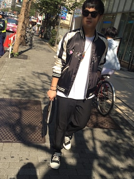 「AMBUSH（アンブッシュ）のアイテム（その他）」を使った、Donald Lawさん（メンズ・167cm）の秋コーディネート