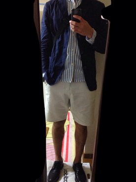 「GLOBAL WORK（グローバルワーク）のアイテム（その他アウター）」を使った、さいとうさん（メンズ・183cm）の春コーディネート