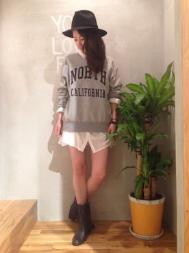 Hinaさん（レディース・156cm）の秋コーディネート