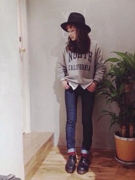 Hinaさん（レディース・156cm）の冬コーディネート