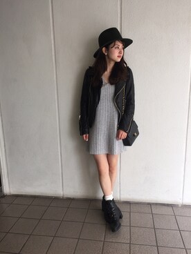 Hinaさん（レディース・156cm）の春コーディネート