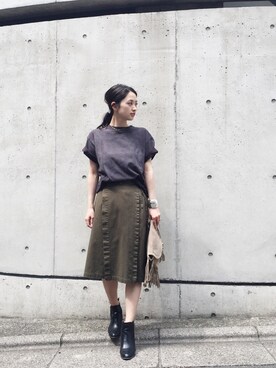 Hinaさん（レディース・156cm）の春コーディネート