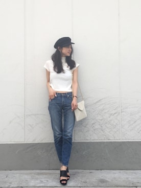 Hinaさん（レディース・156cm）の夏コーディネート