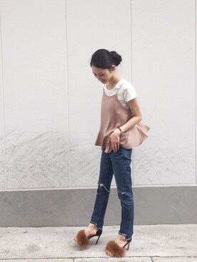 Hinaさん（レディース・156cm）の夏コーディネート