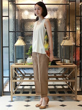 EEFE BEAMSさん（レディース・164cm）の春コーディネート