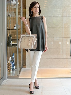 EEFE BEAMSさん（レディース・156cm）の春コーディネート