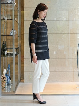 EEFE BEAMSさん（レディース・156cm）の春コーディネート