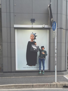 「オタクコーデ」｜「アイテム（キャップ）」を使った、Hinaさん（レディース・155cm）の秋コーディネート