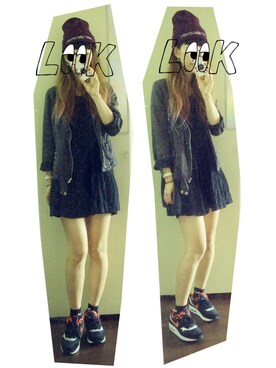 さちこさん（レディース・154cm）の秋コーディネート