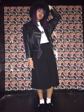 「Naughty（ノーティー）のアイテム」を使った、Kana Okayamaさん（レディース・161cm）の秋コーディネート