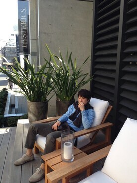 「JIL SANDER（ジルサンダー）のアイテム（その他アウター）」を使った、DAISUKEさん（メンズ・180cm）の冬コーディネート