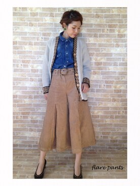 「OWL（オウル）のアイテム」を使った、レディース古着OWLさん（レディース・160cm）の冬コーディネート