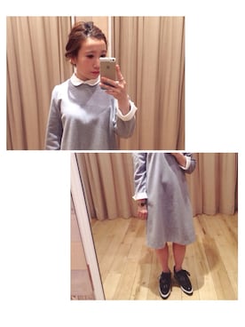 「Another Edition」｜「アイテム（その他シューズ）」を使った、shokoさん（レディース・142cm）の春コーディネート