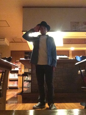 「TRIP」｜「アイテム（帽子）」を使った、Hiroki Matsudaさん（メンズ・165cm）の秋コーディネート