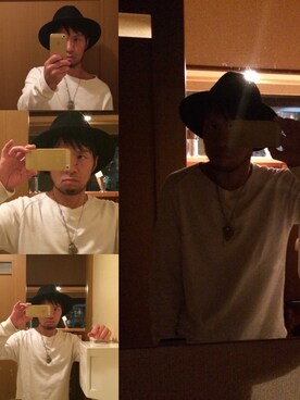 「トイレから失礼しやす」｜「アイテム（アクセサリー）」を使った、Hiroki Matsudaさん（メンズ・165cm）の冬コーディネート