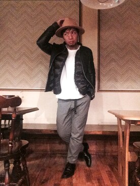 「Paul Smith（ポールスミス）のアイテム（その他シューズ）」を使った、Hiroki Matsudaさん（メンズ・165cm）の冬コーディネート
