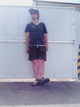 「BACK STYLE フェス vol2 告知」｜「アイテム（その他）」を使った、Hiroki Matsudaさん（メンズ・165cm）の夏コーディネート