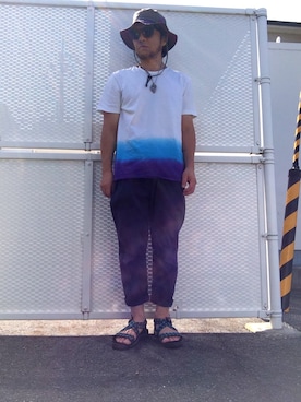 「BACK STYLE フェス vol2 告知」｜「アイテム（その他）」を使った、Hiroki Matsudaさん（メンズ・165cm）の夏コーディネート