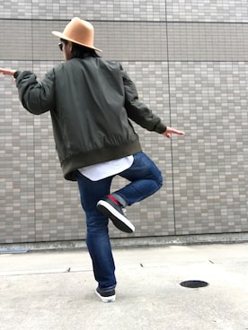 「XL」｜Hiroki Matsudaさん（メンズ・165cm）の秋コーディネート