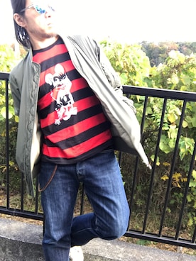 Hiroki Matsudaさん（メンズ・165cm）の秋コーディネート