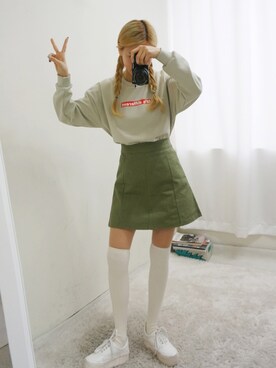 「BLANC..（ブラン）のアイテム」を使った、bullangさん（レディース・159cm）の冬コーディネート