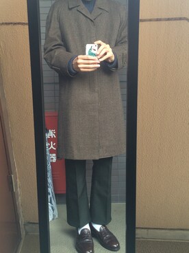 「チドリ柄」｜「アイテム（その他シューズ）」を使った、トレンディエンジェルさん（メンズ・171cm）の春コーディネート