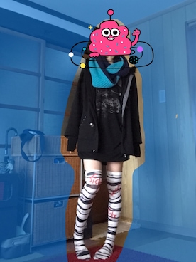 「ALGONQUINS（アルゴンキン）のアイテム（ジャケット/アウター）」を使った、にゃんさくさん（レディース・160cm）の秋コーディネート