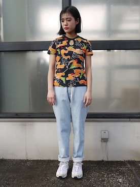 「SUB-AGE.（サベージ）のアイテム」を使った、CANNABIS HIMAWARIさん（レディース・155cm）の春コーディネート