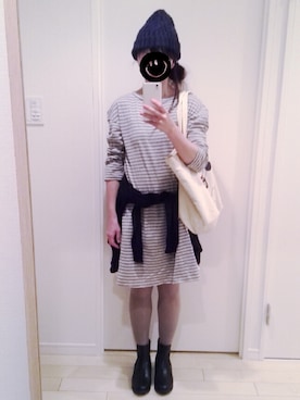 「SEVENDAYS=SUNDAY（セブンデイズサンデイ）のアイテム（ブーツ）」を使った、maroさん（レディース・156cm）の秋コーディネート