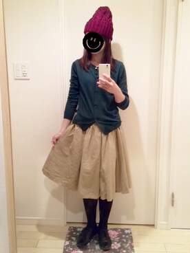 maroさん（レディース・156cm）の冬コーディネート